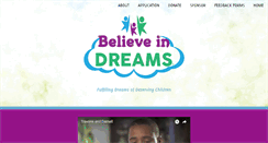 Desktop Screenshot of believeindreams.org